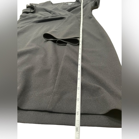 DKNY Black Mini Pleated Sheath Cocktail Dress LBD- 12 - Picture 5 of 9